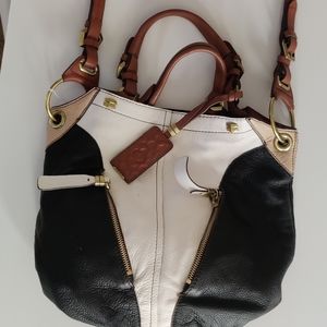 Oryany pebble leather handbag